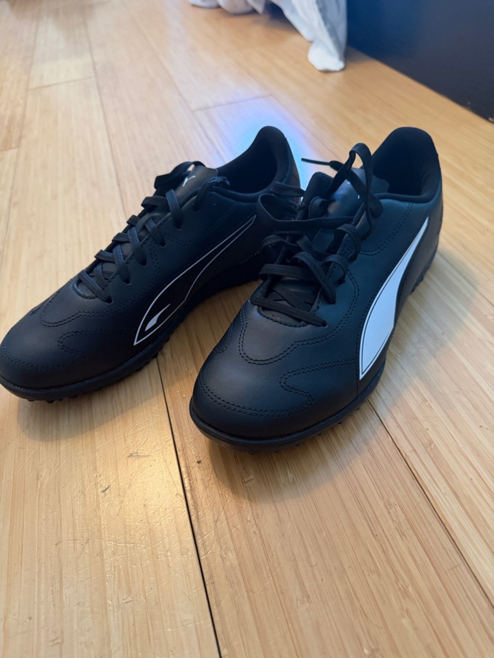 Puma Men’s Black Soccer Turf field Athletic Shoes